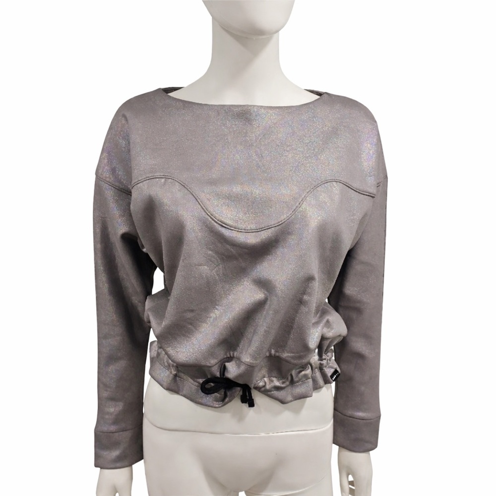 Koral Metallic Silver/Gray Women's Top